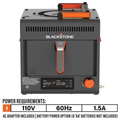 Blackstone Adventure Ready Portable Propane Air Fryer with Digital Display