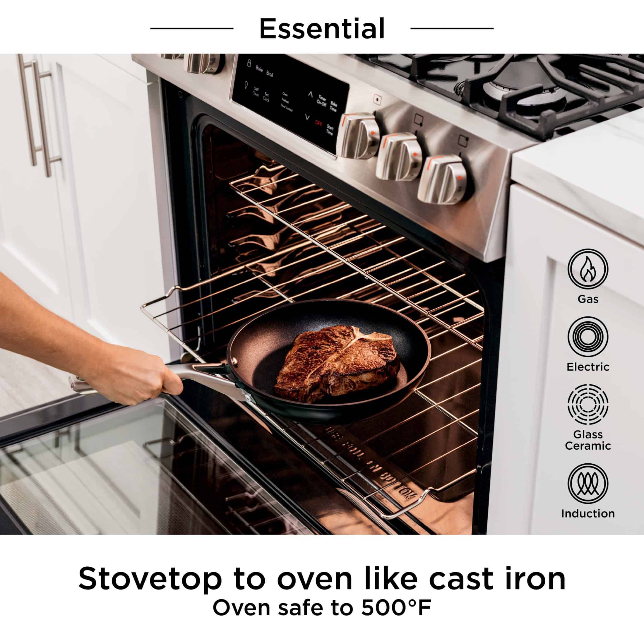 Ninja C19010 NeverStick Essential 10-Piece Cookware Set