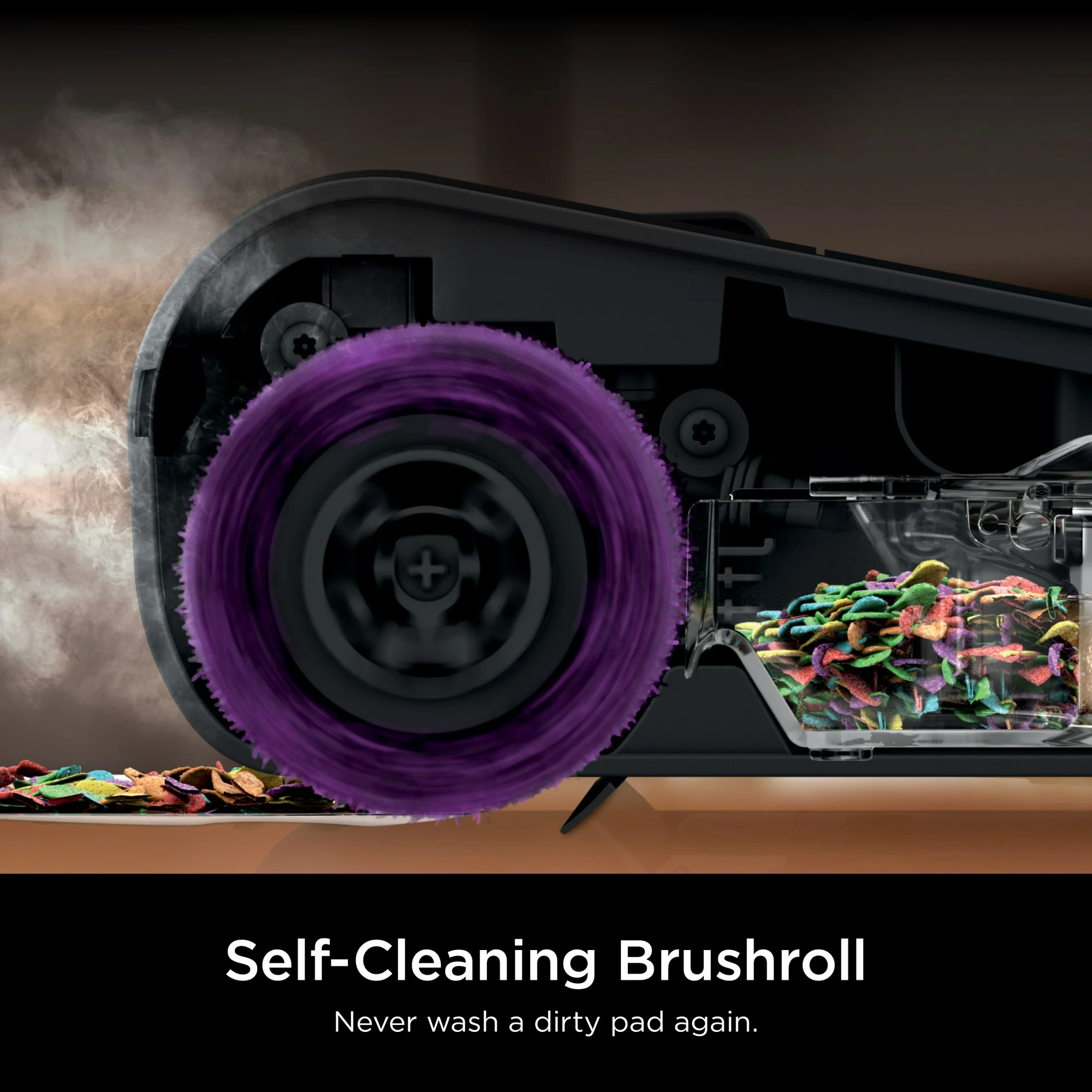 Shark 3-in-1 Steam Mop - Picks up Debris, Scrubs & Sanitizes-Hardwood, Laminate, Tile, Stone, Marble & Vinyl