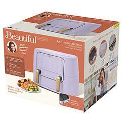 Beautiful 9 Qt TriZone Air Fryer, Lavender by Drew Barrymore