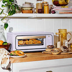 Beautiful Infrared Air Fry Toaster Oven, 9-Slice, 1800 W, Lavender by Drew Barrymore