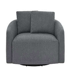 Beautiful Drew Kids Accent Chair by Drew Barrymore, Charcoal Bouclé Fabric