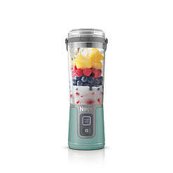 Ninja Blast 16 oz. Personal Portable Blender with Leak Proof Lid and Easy Sip Spout, Perfect for Smoothies, Forest Green, BC100EM