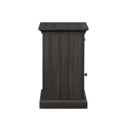 Better Homes & Gardens Canton End Table with USB, Tobacco Oak Finish