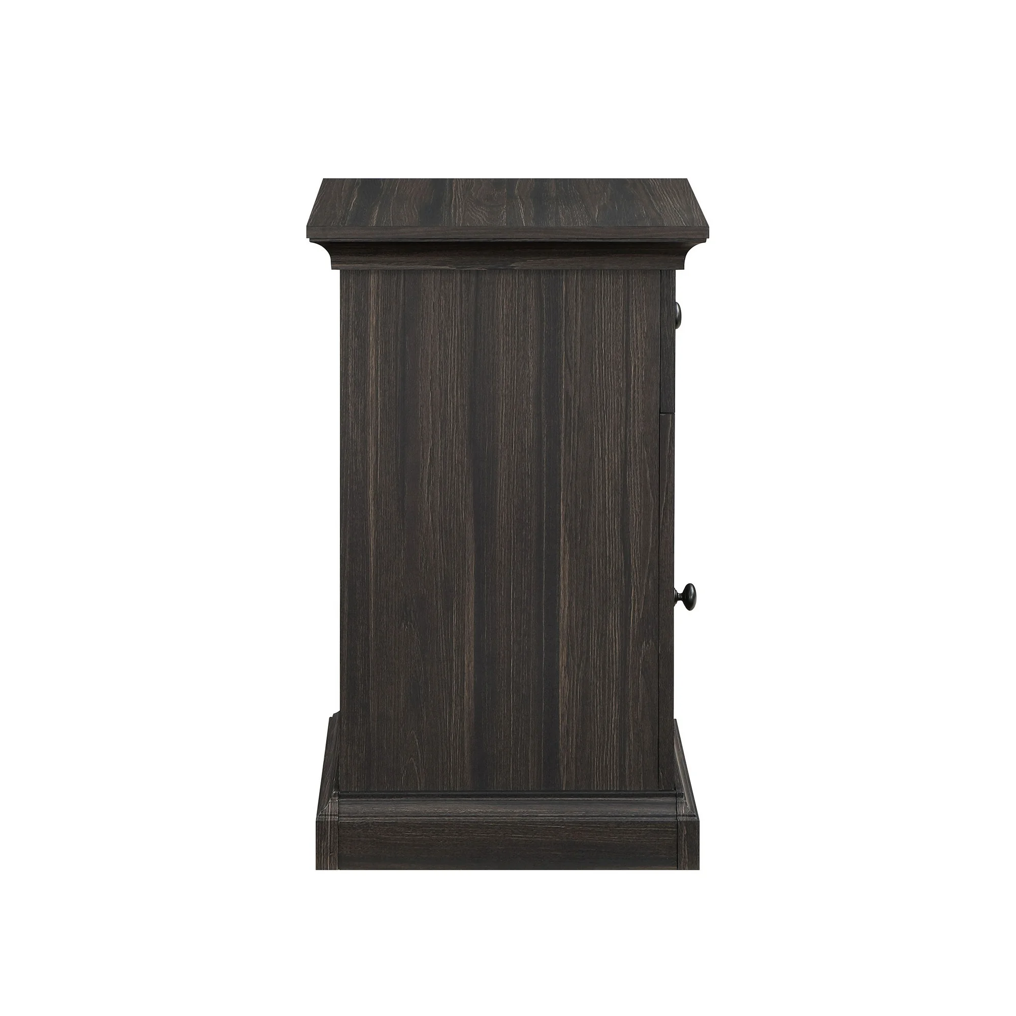 Better Homes & Gardens Canton End Table with USB, Tobacco Oak Finish