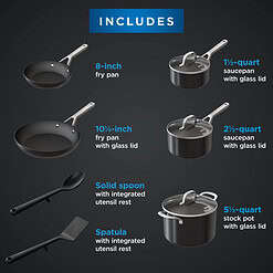 Ninja C19010 NeverStick Essential 10-Piece Cookware Set