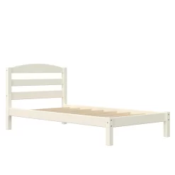 Better Homes & Gardens Leighton Kids Twin Size Bed, Wood Platform Bed Frame, Off-White