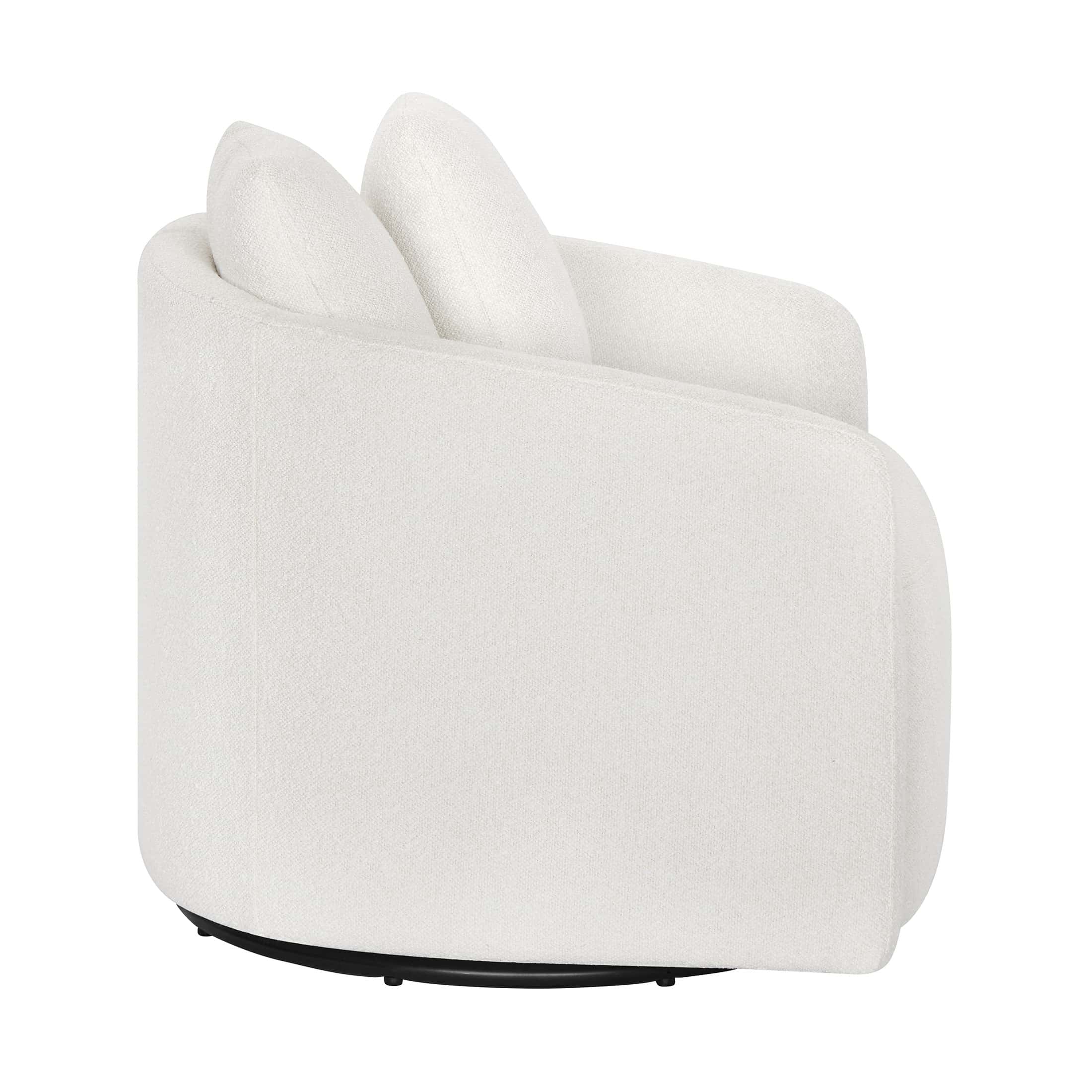 Beautiful Drew Kids Accent Chair by Drew Barrymore, Cream Bouclé Fabric
