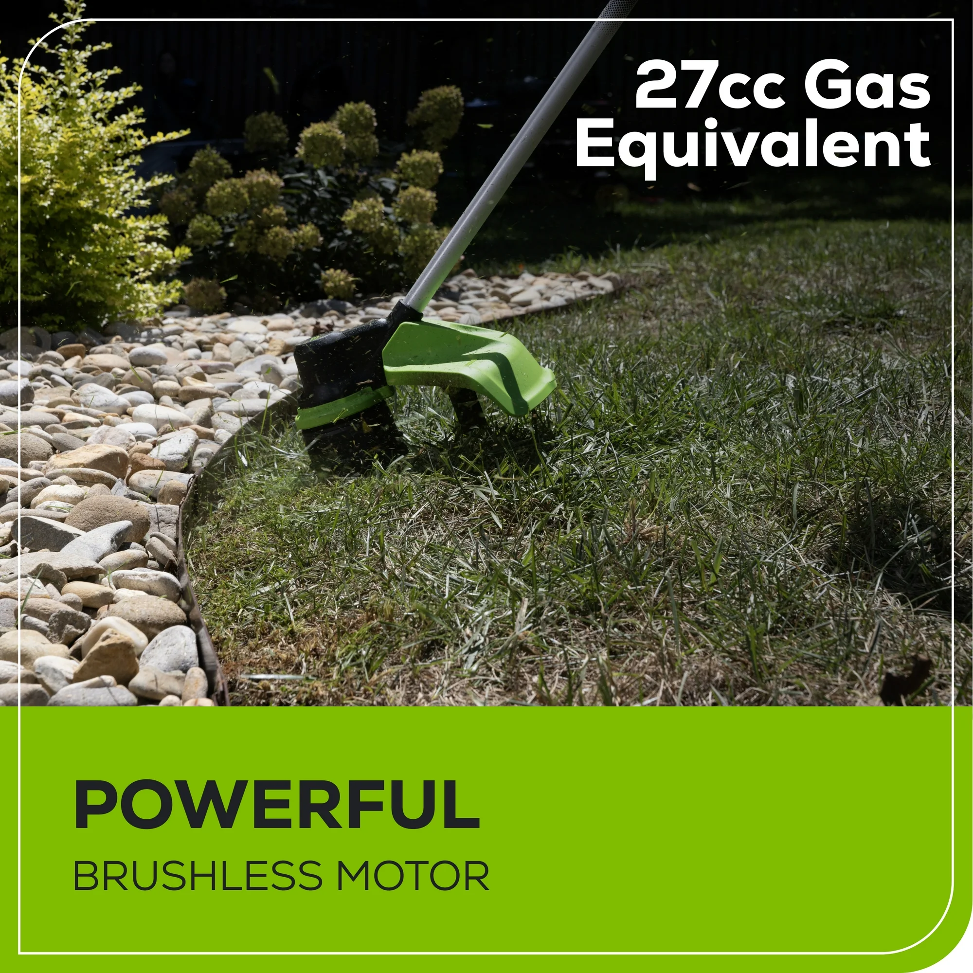 Greenworks 60V 16" String Trimmer & 630 CFM 170 MPH Blower Combo Kit with 2.5Ah Battery & 3 Amp Charger 1359802 - Image 12