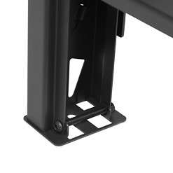 Alternative view of Kobalt Bolted Steel Heavy Duty 4-Tier Utility Shelving Unit (84-in W x 24-in D x 84-in H), Black, (1500-lb Capacity Per Shelf)