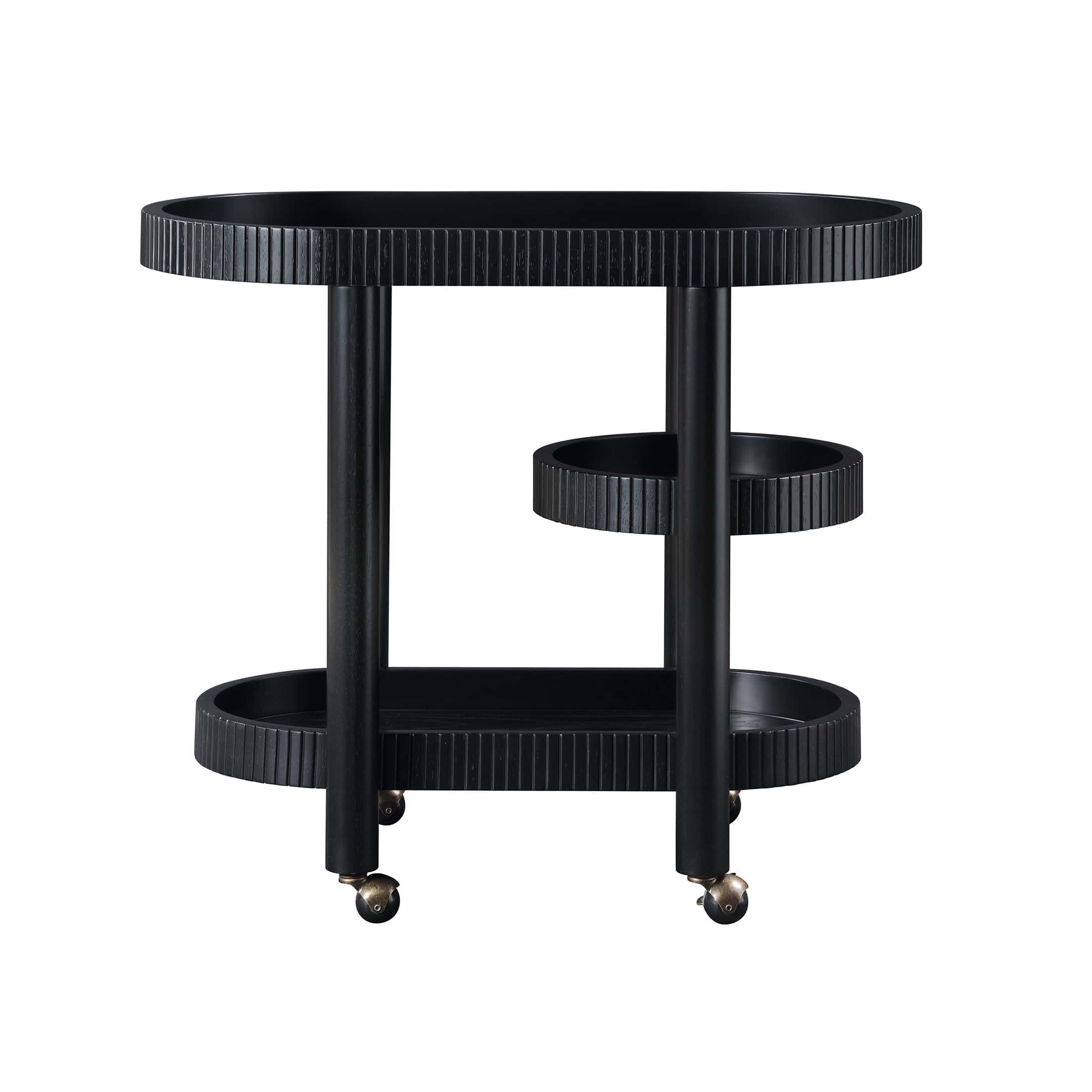 Beautiful Drew Bar Cart by Drew Barrymore, Black