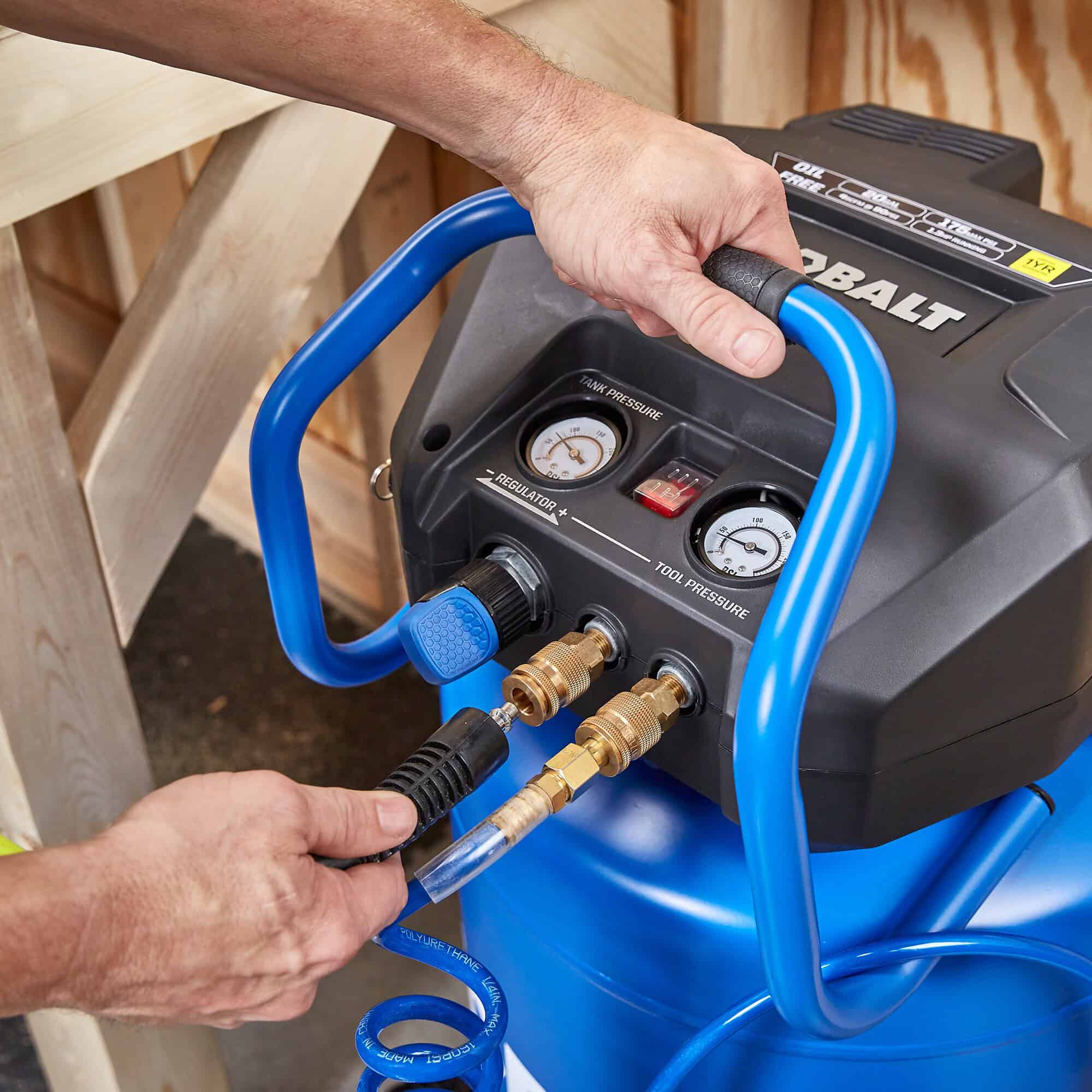 Kobalt 20-Gallon Portable Electric 175 PSI Vertical Air Compressor - Image 3