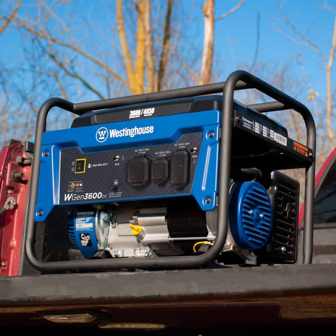 Westinghouse WGen3600cv Recoil Start 3600-Watt Single Fuel (Gasoline) Portable Generator - Image 5