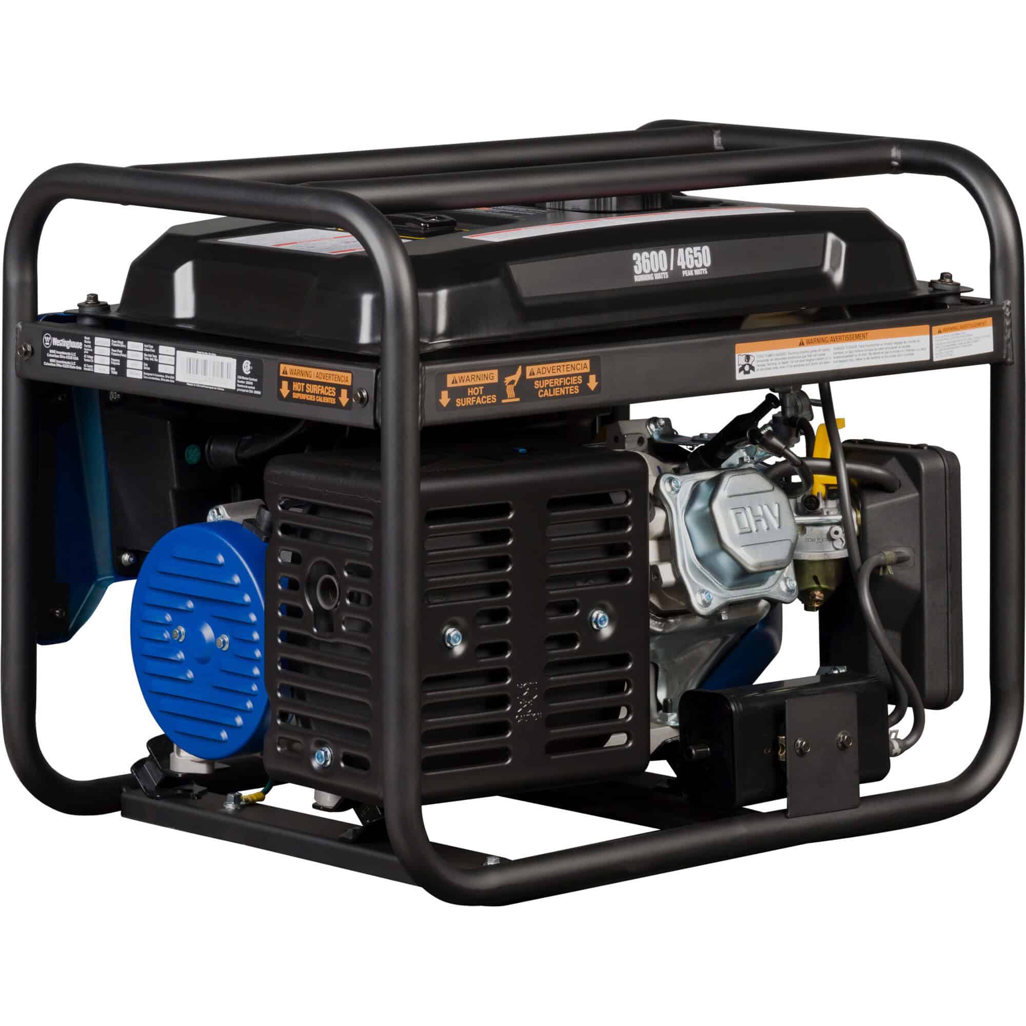 Westinghouse WGen3600cv Recoil Start 3600-Watt Single Fuel (Gasoline) Portable Generator - Image 9