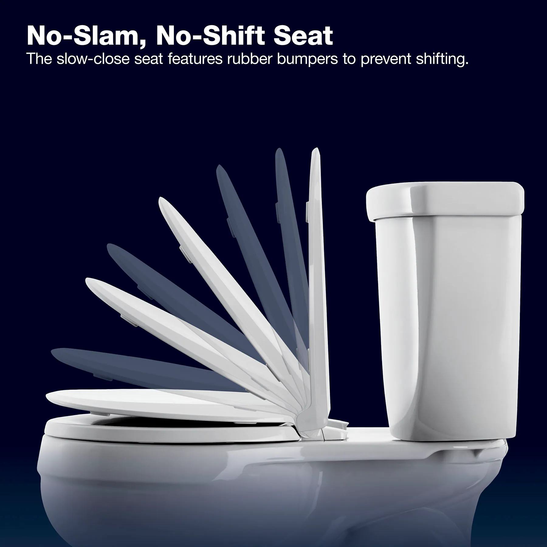 KOHLER Cimarron White Elongated Chair Height 2-piece Soft Close Toilet 12-in Rough-In WaterSense 1.28-GPF