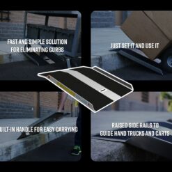 EZ-ACCESS 2.28-ft x 2.25-ft 1000 Lbs. Capacity Loading Ramp