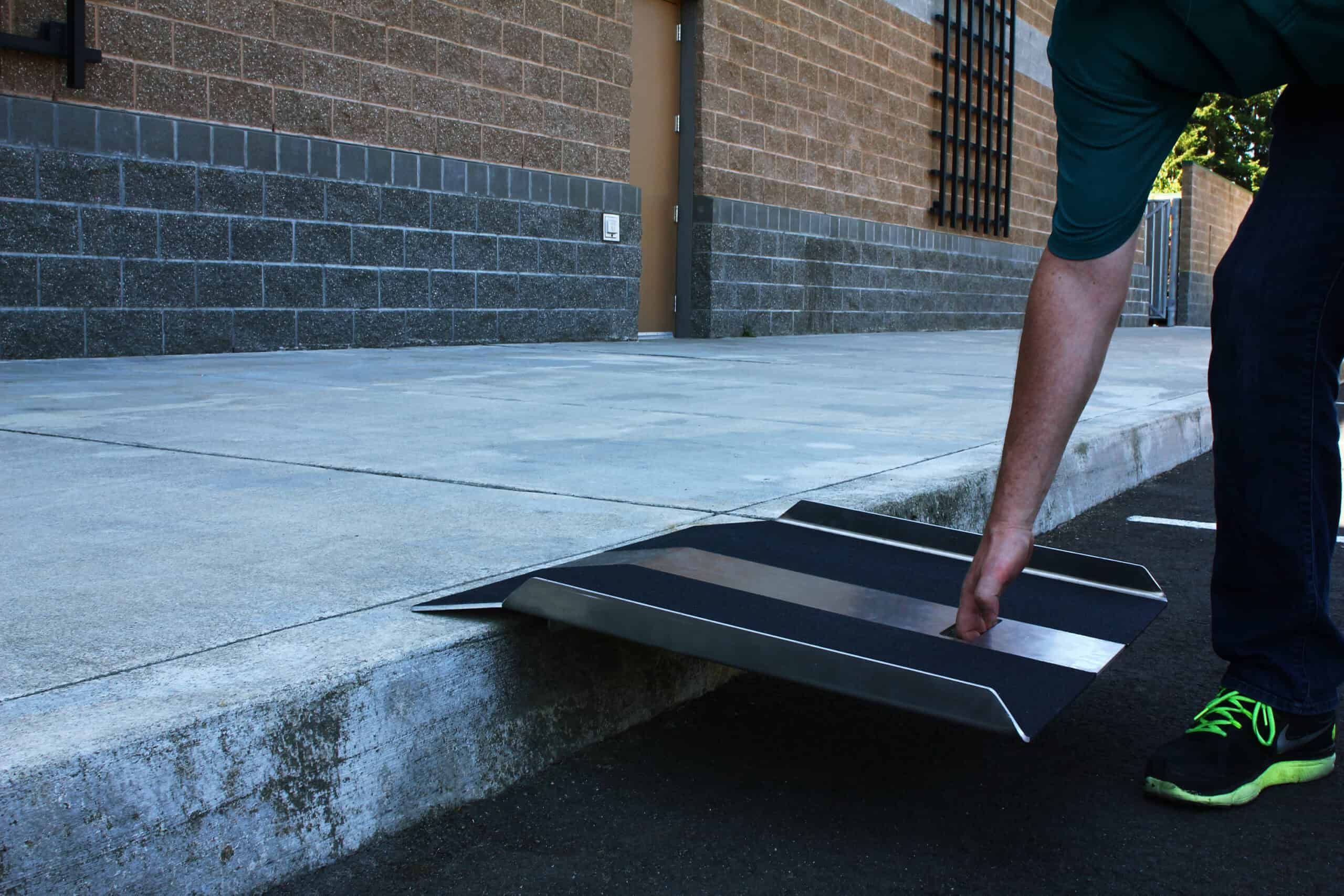 EZ-ACCESS 2.28-ft x 2.25-ft 1000 Lbs. Capacity Loading Ramp