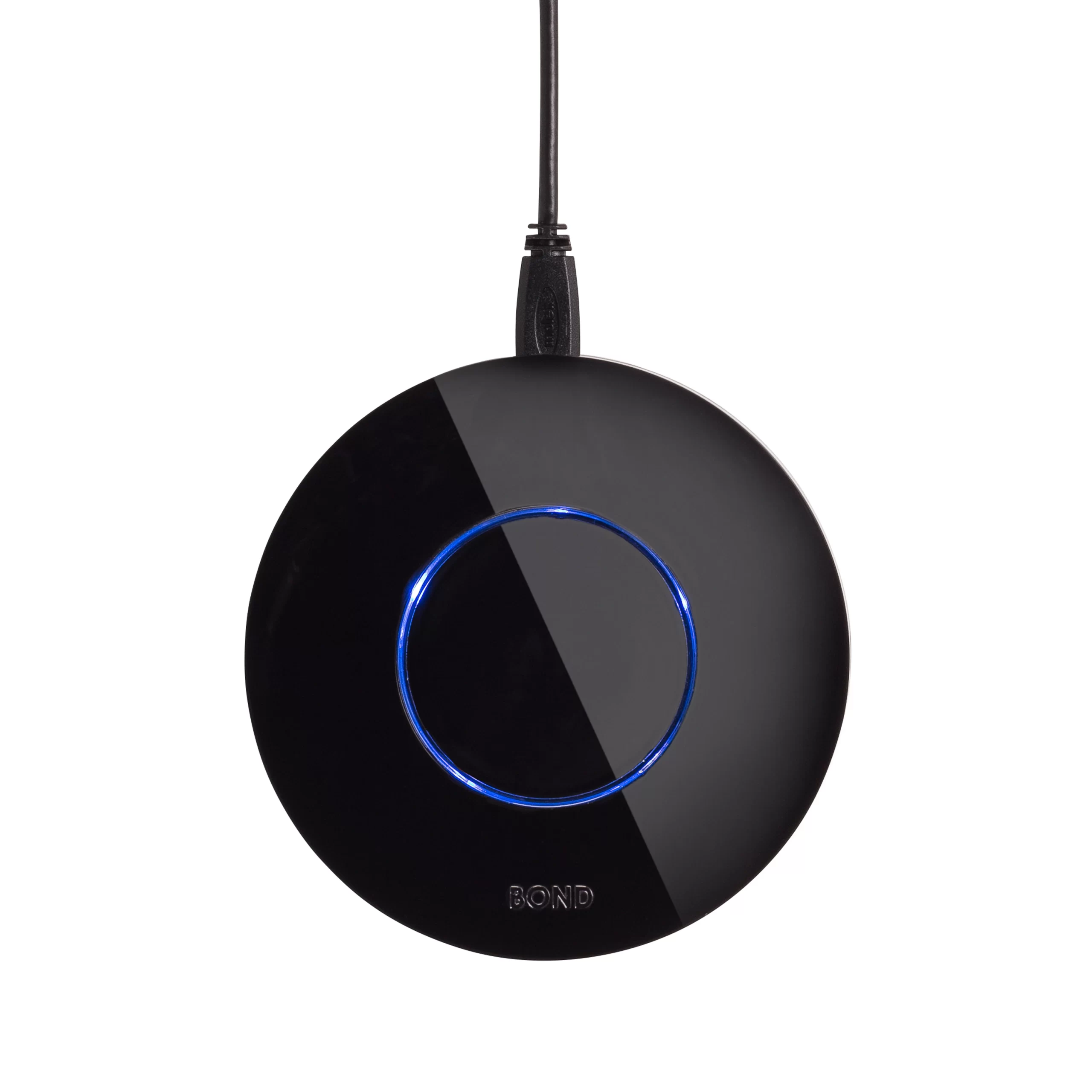 Bond Bridge (BD-1000) Smart Bridge for Allen + Roth Motorized Shades and Ceiling Fans - Black/Plastic