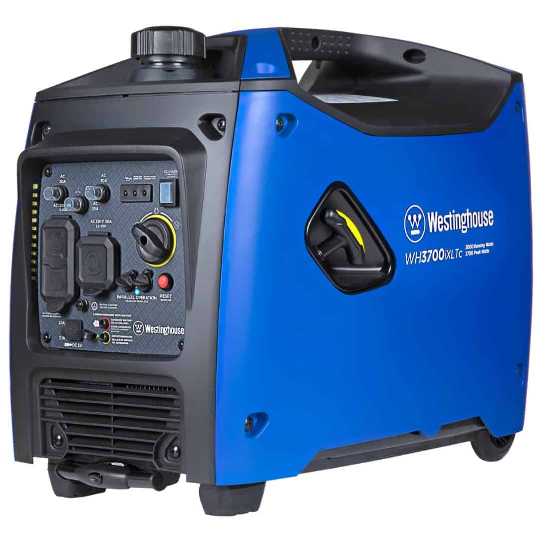 Westinghouse WH3700iXLTc Recoil Start 3000-Watt Single Fuel (Gasoline) Inverter Generator