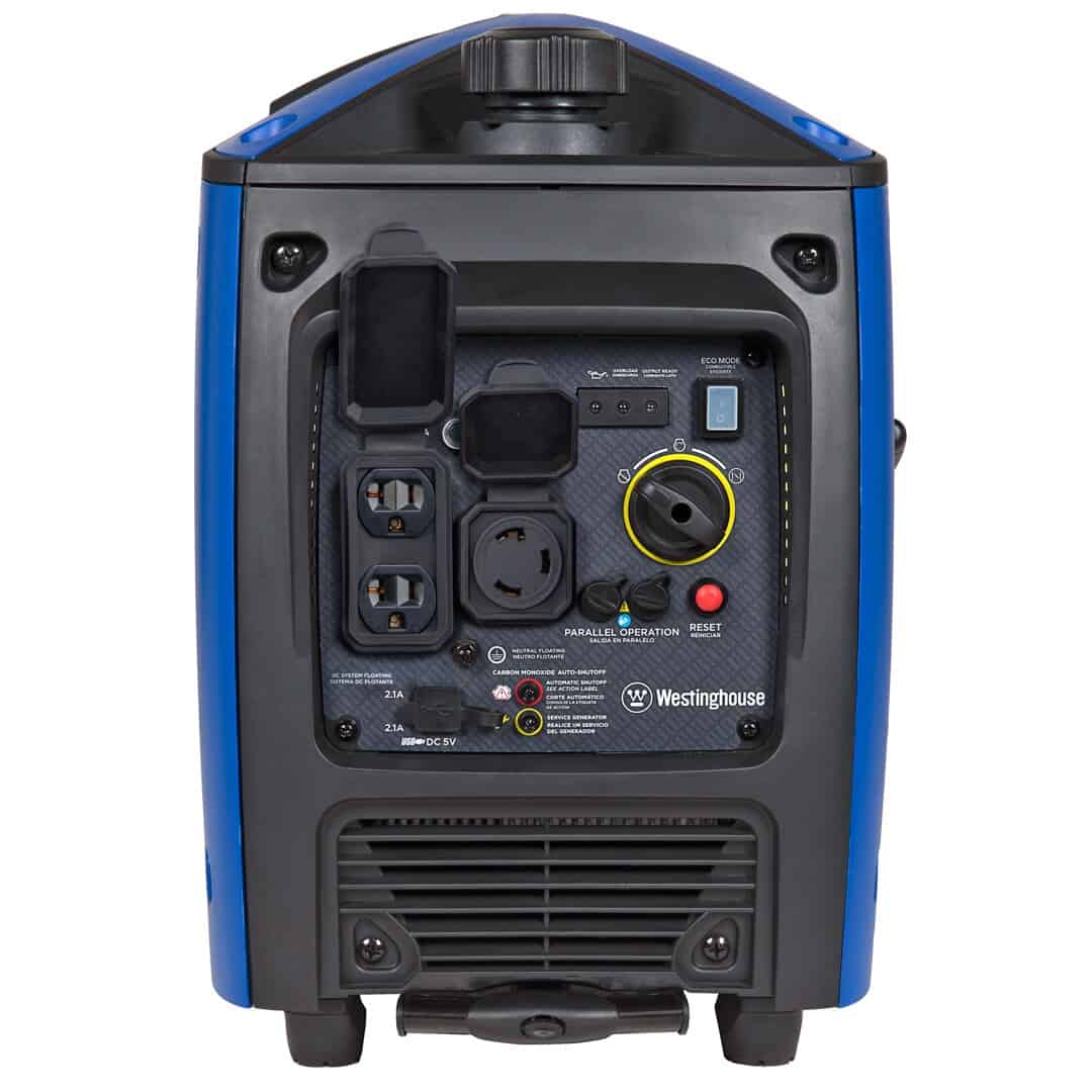 Westinghouse WH3700iXLTc Recoil Start 3000-Watt Single Fuel (Gasoline) Inverter Generator