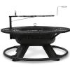 Pit Boss 45.3-in W Black Sand Powder Coat Steel Wood-Burning Fire Pit
