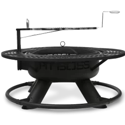 Pit Boss 45.3-in W Black Sand Powder Coat Steel Wood-Burning Fire Pit