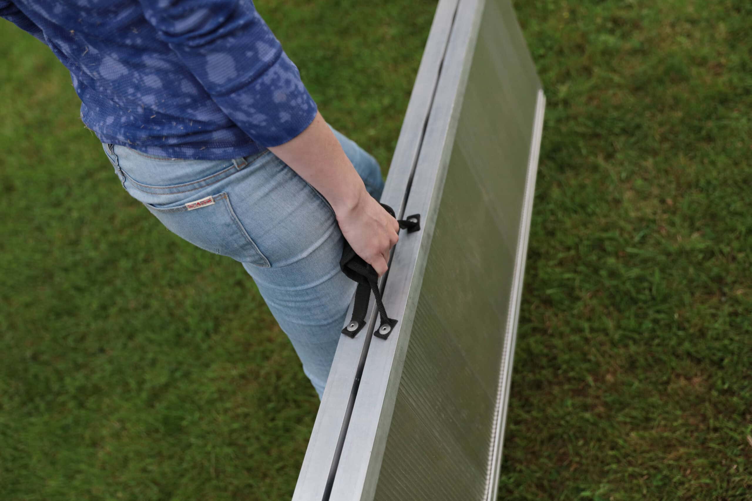 EZ-ACCESS 2.58-ft x 2-ft 1600 Lbs. Capacity Folding Loading Ramp
