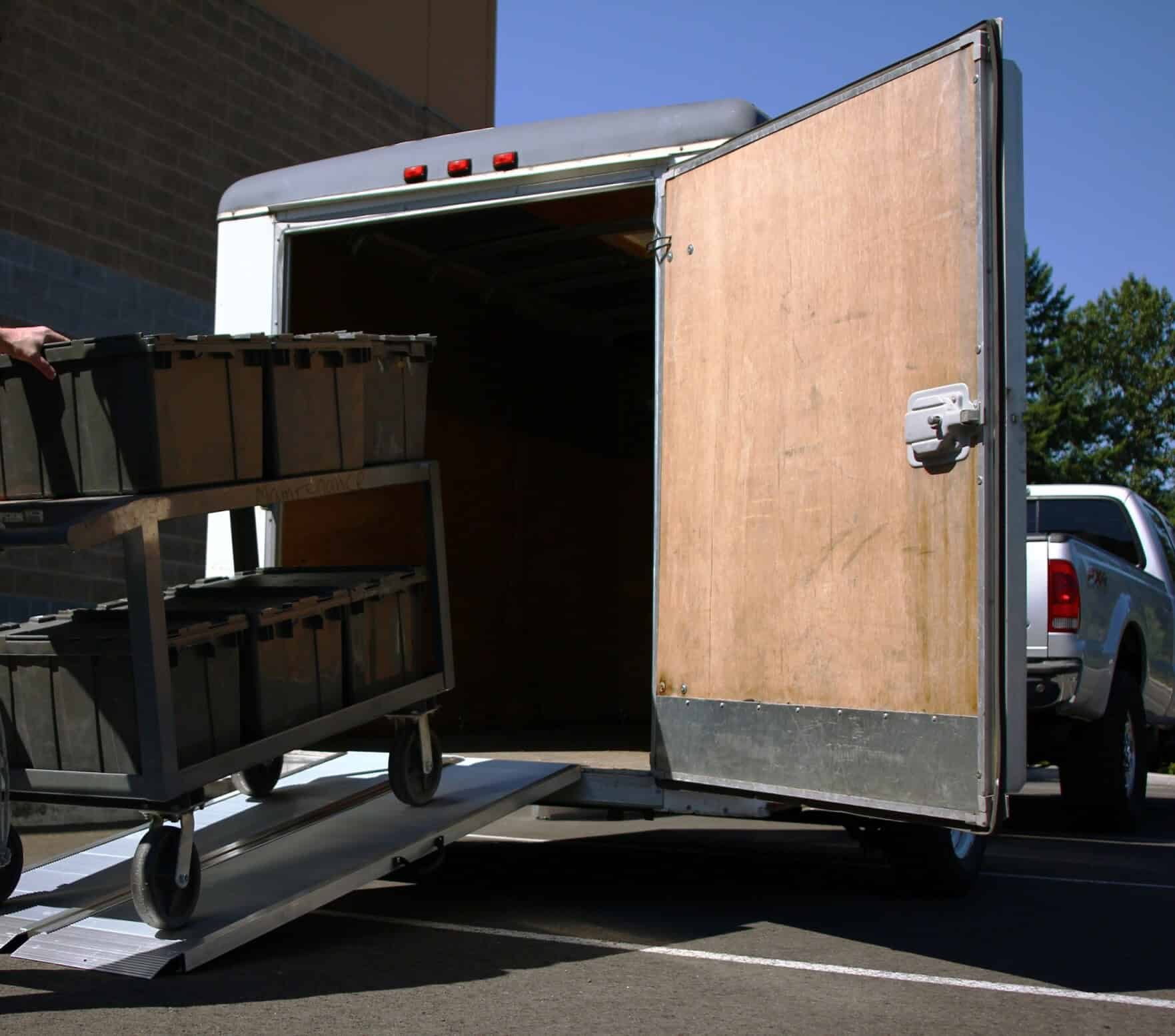 EZ-ACCESS 2.58-ft x 2-ft 1600 Lbs. Capacity Folding Loading Ramp