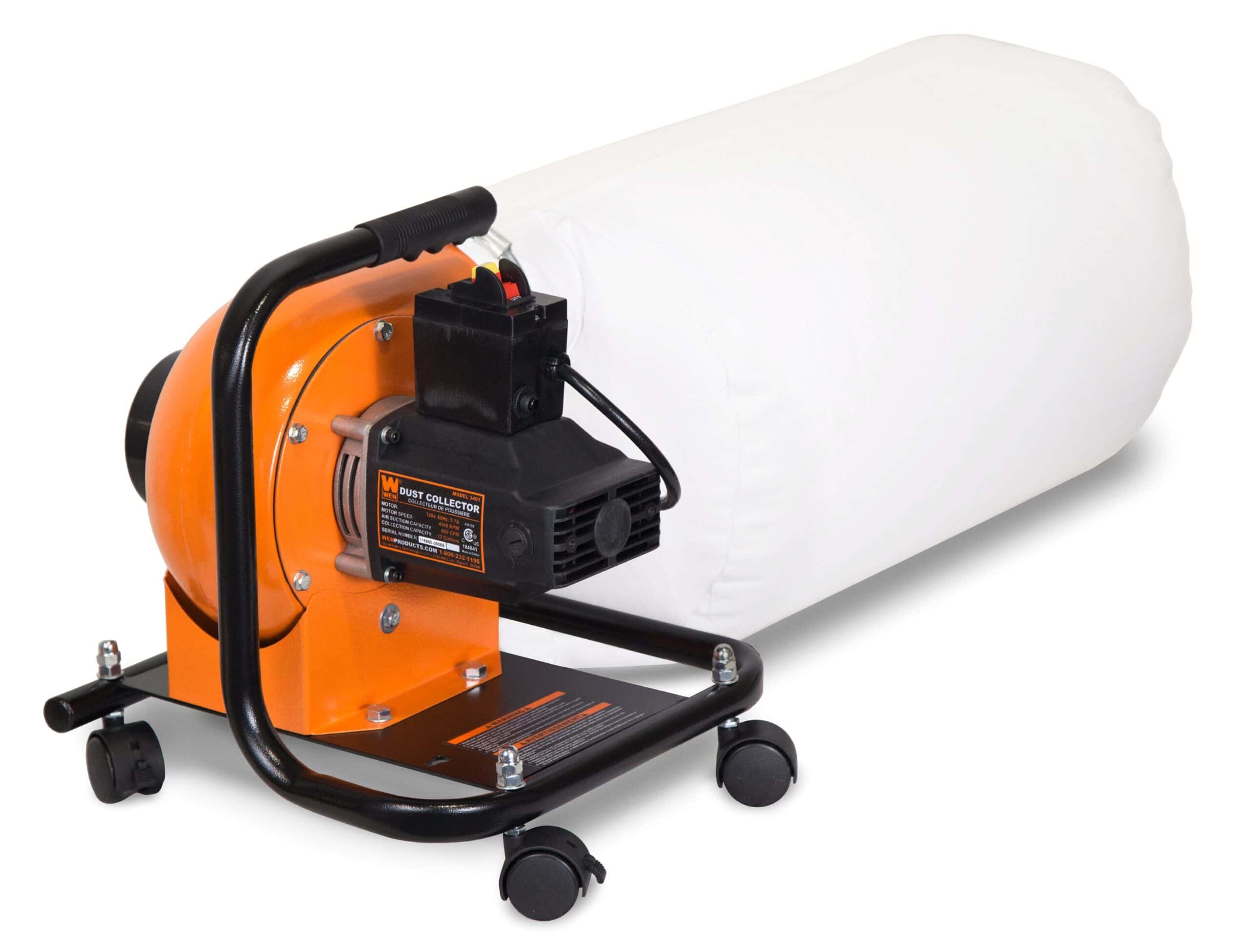 WEN 12-Gallon Dry Dust Collector with Polyester Filter
