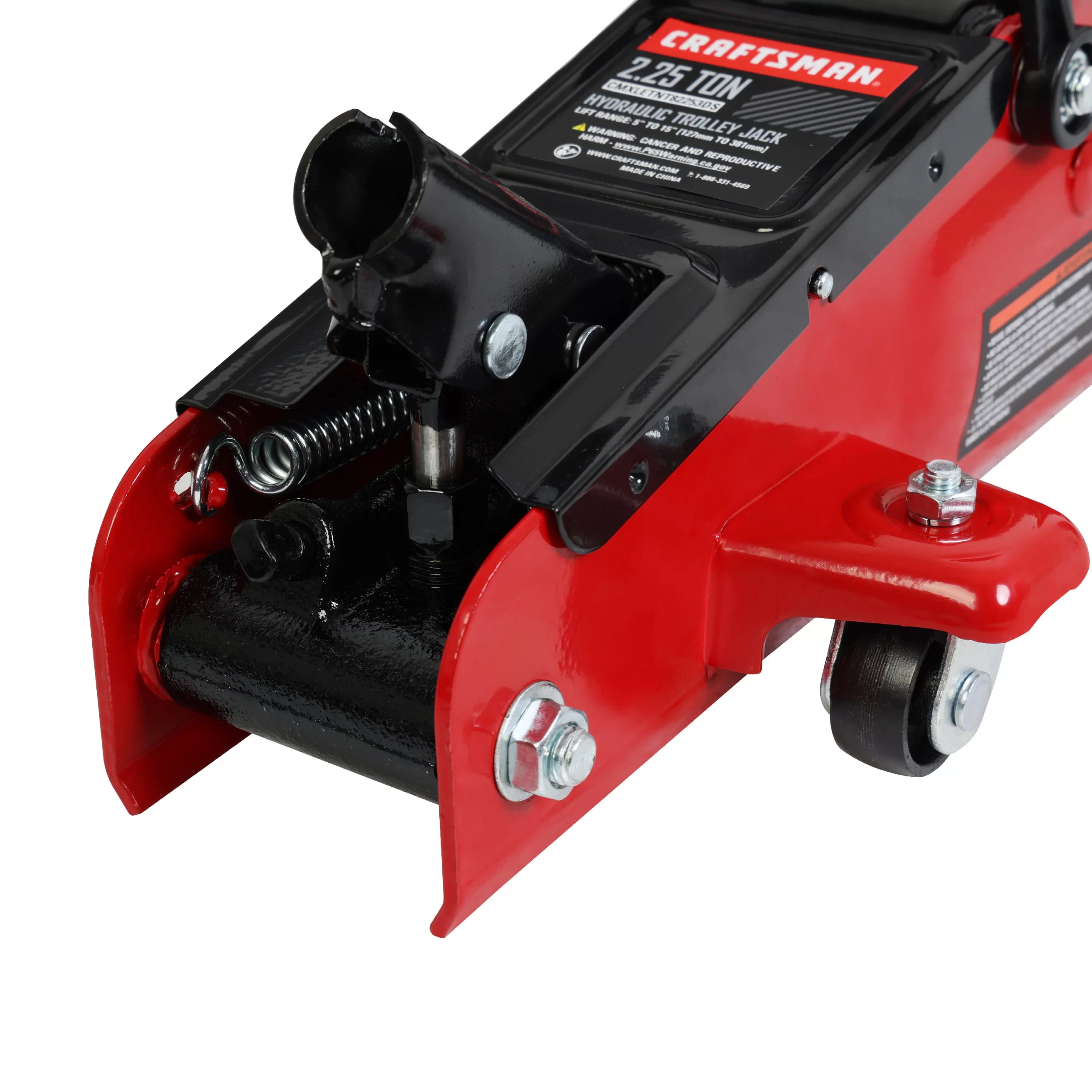 CRAFTSMAN Black 2.25-Ton Steel Hydraulic Trolley Jack