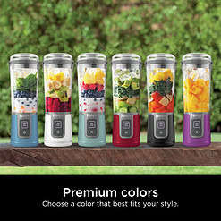 Ninja Blast 16 oz. Personal Portable Blender with Leak Proof Lid and Easy Sip Spout, Perfect for Smoothies, Forest Green, BC100EM