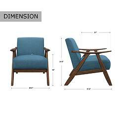 Fremont & Park Levine Retro Accent Chair - 28.5