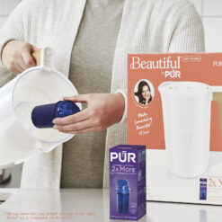 Beautiful by PUR 12 Cup Water Filtration Pitcher, W 10.2