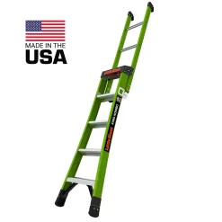Little Giant King Kombo 5'-8' Fiberglass 3-in-1 Combo Ladder, 375 lbs. Rated
