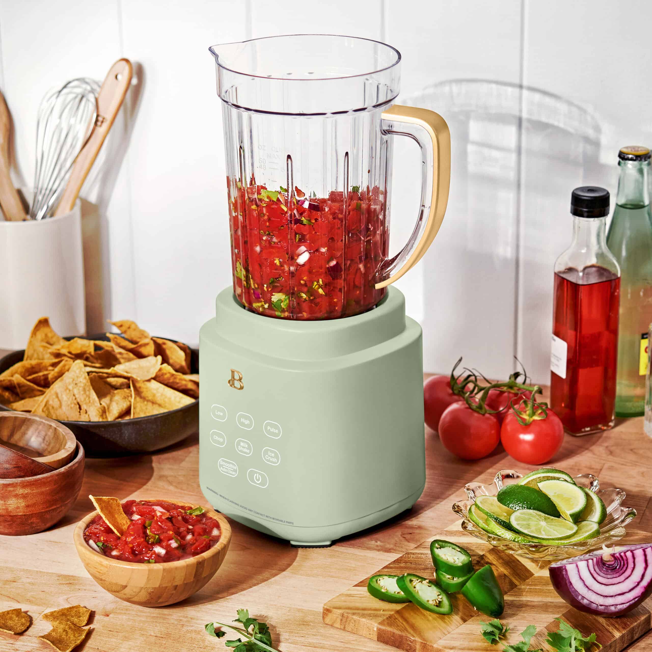 Beautiful PowerExact Blender System, Sage Green by Drew Barrymore