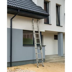 Louisville Ladder 16’ Aluminum Extension, 15' Reach, 225 lbs Load Capacity, W-2222-16PG