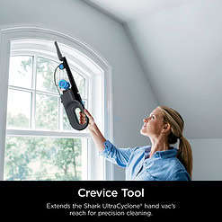 Shark UltraCyclone Pet Pro Cordless Handheld Vacuum, Motorized Pet Tool with PowerFins & Crevice Tool