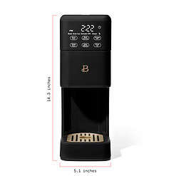 Beautiful Perfect Grind Programmable Single Serve Coffee Maker, Black Sesame by Drew Barrymore