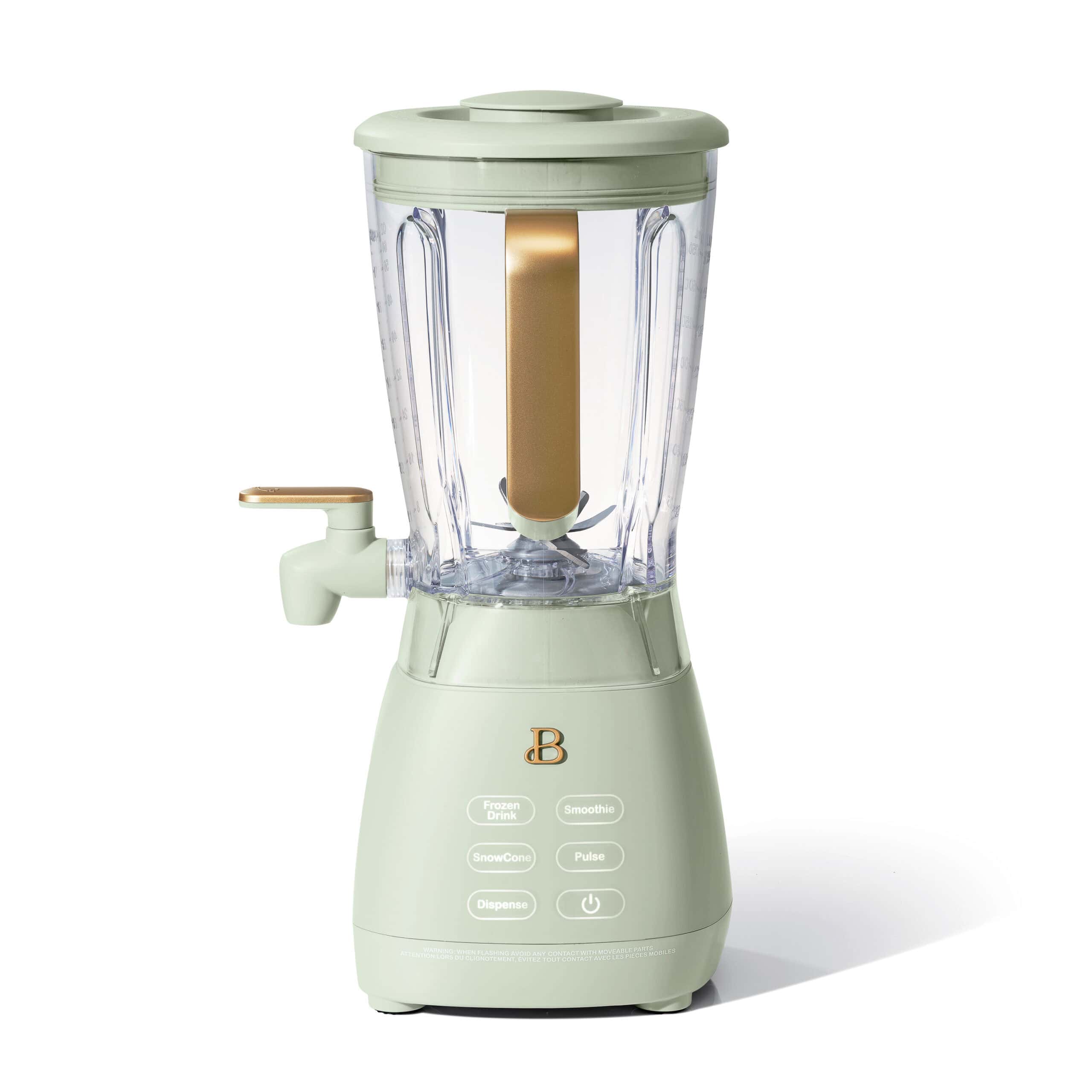 Beautiful Slush Crush 60 oz 4-Speed Frozen Drink Maker, Sage Green by Drew Barrymore