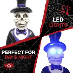 Haunted Hill Farm 4-ft Freestanding Skeleton Animatronic