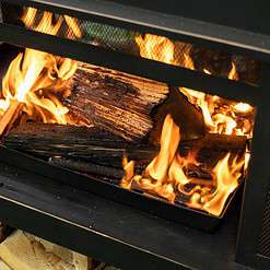 Deko Living 40inch Metal Wood Burner Fireplace