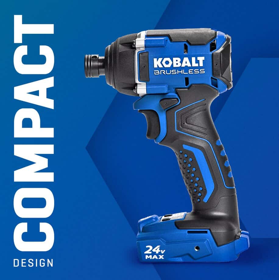 Kobalt Next-Gen 24-volt 2-Tool Brushless Power Tool Combo Kit with Soft Case (1-Battery Included and Charger Included) - Image 5
