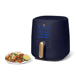 Beautiful 6 Qt Air Fryer with TurboCrisp Technology and Touch-Activated Display, Starry Night by Drew Barrymore, Blue
