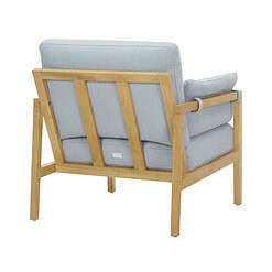 Beautiful Wrap Me Up Accent Chair With Removable Cushions by Drew, Cornflower Blue
