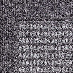 Mainstays Traditional Faux Sisal Olefin Gray Border Indoor Living Room Area Rug, 7'6