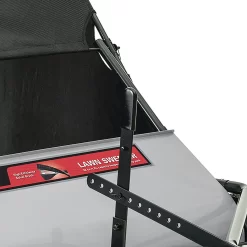 Ohio Steel Tow Behind Lawn Sweeper, 42 inch, 22 Cu. ft, Heavy-Duty Leaf and Grass Collector, Patented Spiral Brush