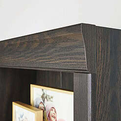 Better Homes & Gardens Glendale 5-Shelf Bookcase, Dark Oak