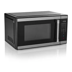 Hamilton Beach 1.1 Cu ft Countertop Microwave Oven in Stainless Steel, Sensor Cook