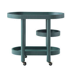 Beautiful Drew Bar Cart by Drew Barrymore, Thyme Green Finish