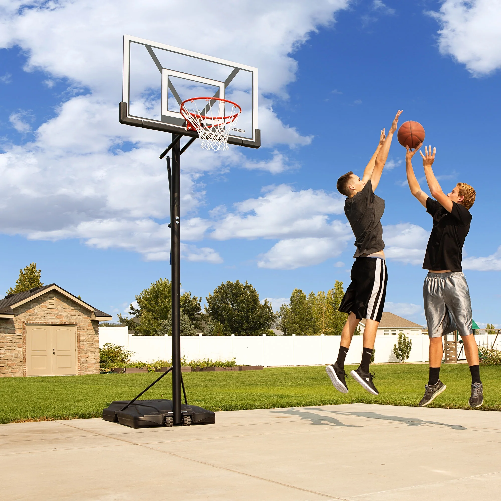 Lifetime New Adjustable Portable Basketball Hoop, 48 inch Polycarbonate (90585) - Image 10